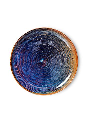 HKLiving - Tallrikar - Chef Ceramics - Side Plate - Rustic Blue