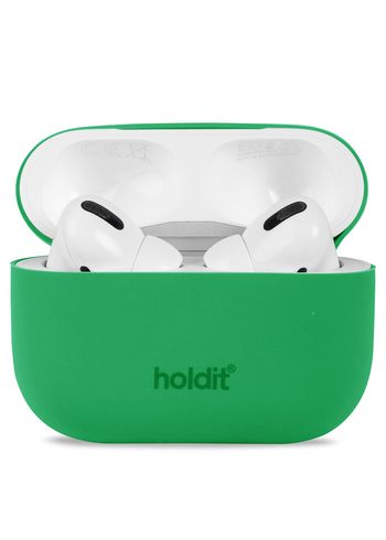Holdit - Airpods-kotelo - Silicone AirPods Pro Case - Grass Green