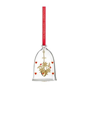 Holmegaard - Decorações para árvores de Natal - Christmas Bell of the Year by Ann-Sofie Romme - Small