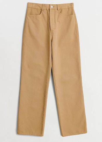 HOPE - Calças - Stock Trousers SS22 - Beige