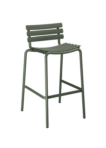 HOUE - Barstol - Reclips Bar Chair - Olive Green