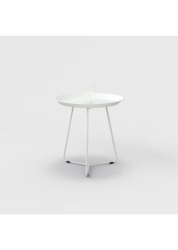 HOUE - Stolik na tacę - EYELET Tray Table - White Ø45
