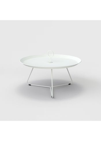 HOUE - Fodskammel - Eyelet Tray Table - White Ø70