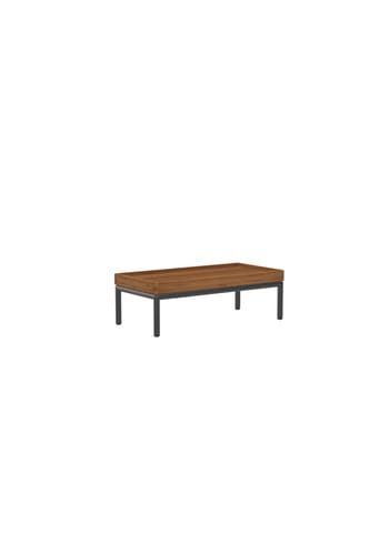 HOUE - Garden table - LEVEL / Table - Bamboo/Dark Grey Side Table