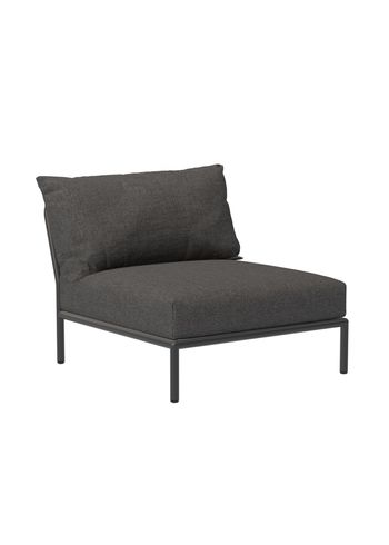 HOUE - Sedia da giardino - LEVEL 2 / Lounge Chair - Dark Grey Basic