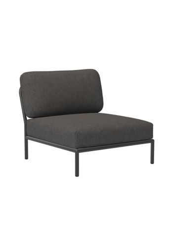 HOUE - Silla de jardín - LEVEL / Lounge Chair - Dark Grey/Dark Grey