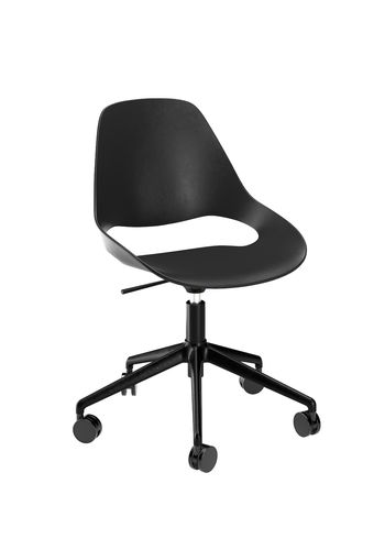 HOUE - Chaise de bureau - FALK Chair / 5 Star with Castors - Black