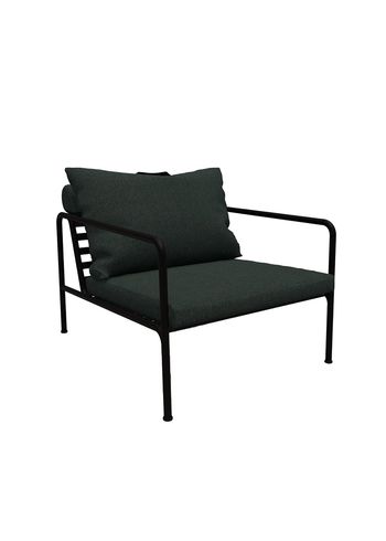 HOUE - Chaise lounge - AVON Lounge Chair - Alpine Green/Black Steel
