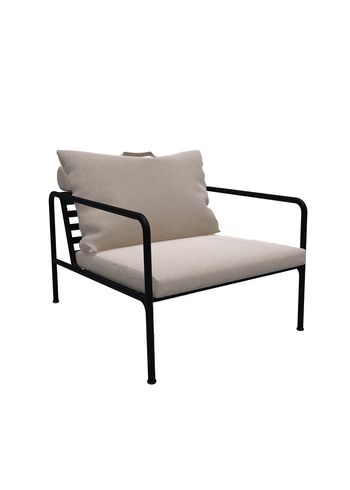 HOUE - Loungestol - AVON Lounge Chair - Ash/Black Steel