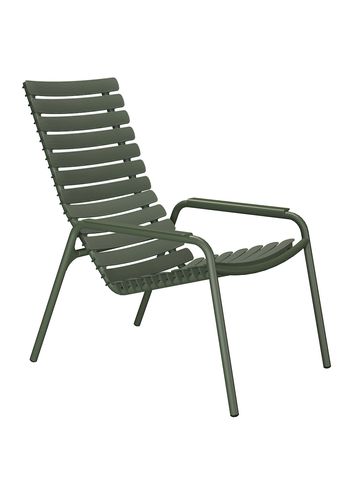 HOUE - Krzesło do salonu - Reclips Loung Chair - Olive Green