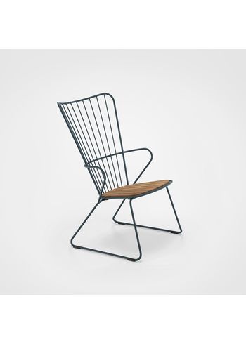 HOUE - Puheenjohtaja - Paon lounge chair - Pine green