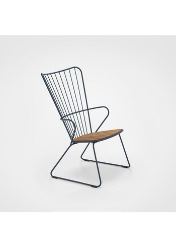 HOUE - Stol - Paon lounge chair - Midnat blå