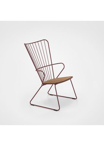HOUE - Stoel - Paon lounge chair - Paprika