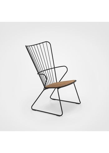 HOUE - Stoel - Paon lounge chair - Black