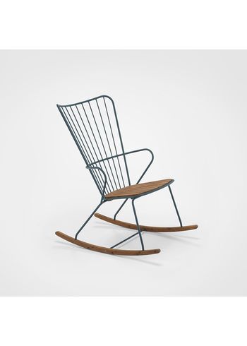 HOUE - Sedia - Paon rocking chair - Pine green
