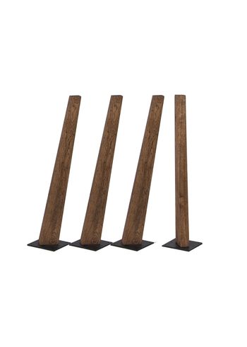 House Of sander - Table Legs - Frigg Table Legs - Smoked Oiled Oak