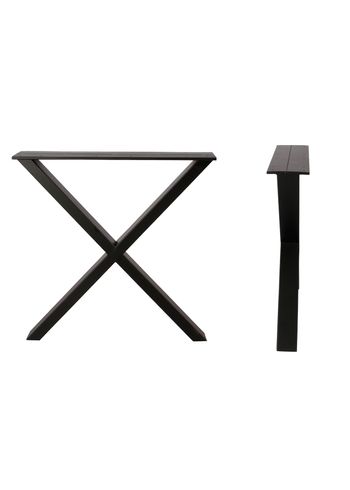 House Of sander - Table Legs - X Base - Black
