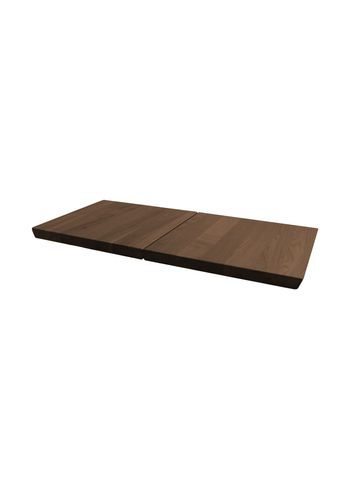 House Of sander - Bordplade - Curve Dining Tabletop Smoked Oiled - Smoked Oiled Oak Extension Plate