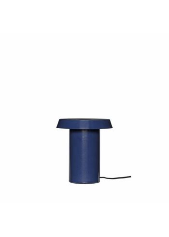 Hübsch - Bordslampa - Keen Table Lamp - Dark Blue