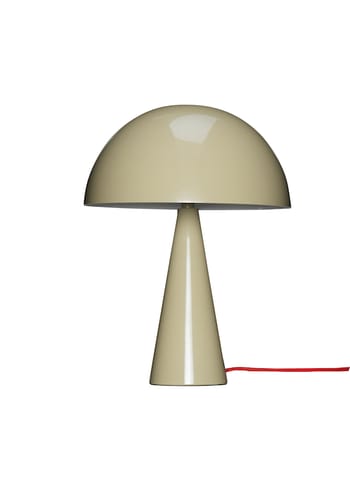 Hübsch - Lámpara de mesa - Mush - Mini - Sand/Red