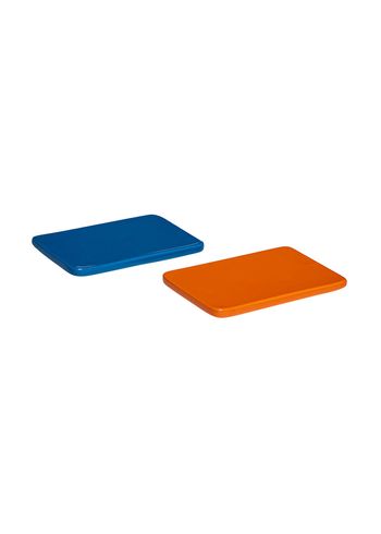 Hübsch - Gonna del tavolo - Amare Trivets (set of 2) - Piccolo - Blu / Arancione