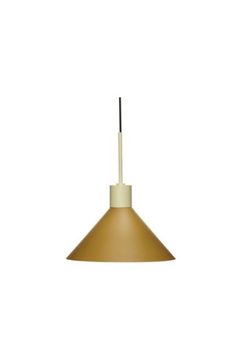 Hübsch - Lamp - Hübsch metal lampe - Sand/brown