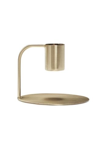 Hübsch - Porte-lumière - Floating Brass Candlestick - Brass