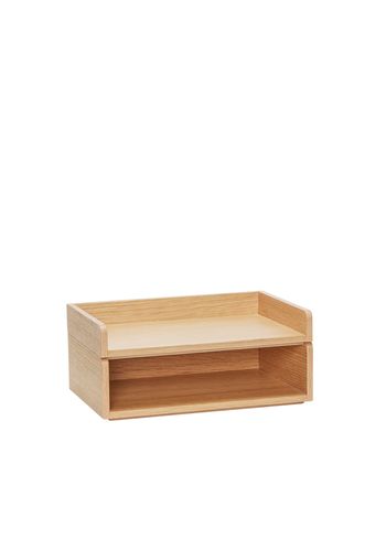 Hübsch - Storage boxes - Afour Tray Natural - Set of 2 - Natur