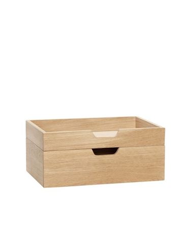 Hübsch - Storage boxes - Note Storage Box - Natur