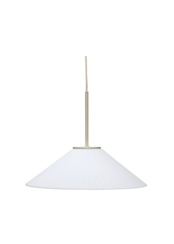 Hübsch - Hängande lampa - Solid Pendant - Sand/White