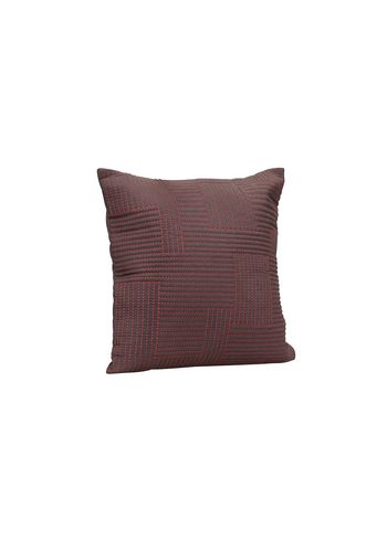 Hübsch - Pillow - Floy Cushion - Brown/Red