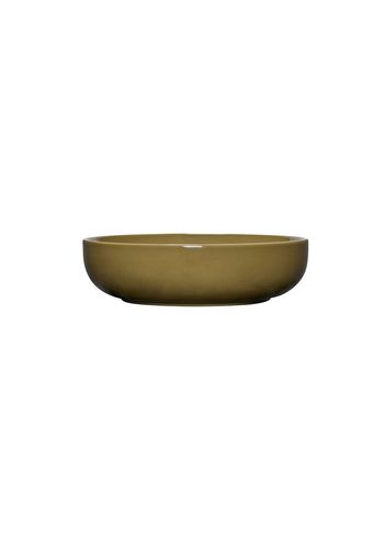 Hübsch - Schaal - Amare Bowl - Medium - Olijfgroen