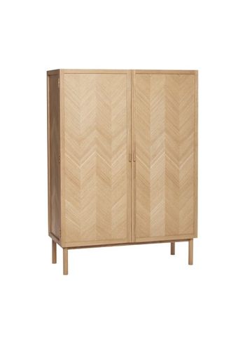 Hübsch - Cabinet - Herringbone Cabinet Medium - Oak