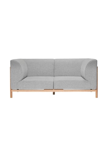 Hübsch - Couch - Moment Sofa - Grey/Nature - 2 Person