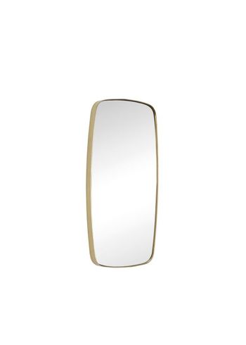 Hübsch - Espejo - Retro Wall Mirror - Rectangle - Brass