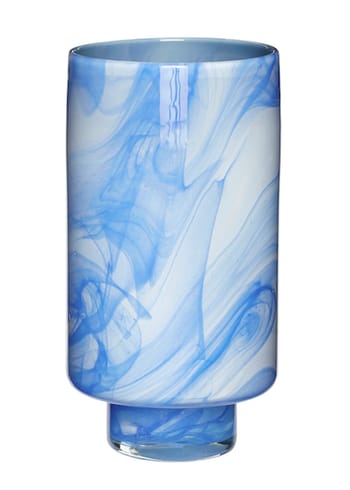 Hübsch - Vaso - Cloud Vases (set of 2) - Blue/white - Large