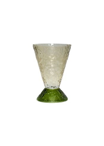 Hübsch - Vas - Abyss Vase - Brown/Dark Green
