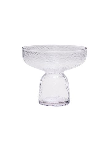 Hübsch - Váza - Aino Vase Clear - Textúrované