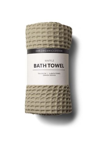 Humdakin - Handduk - Waffle bath towels - Oak