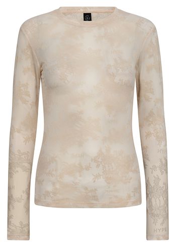 Hype The Detail - Blouse - Lace blouse - Beige