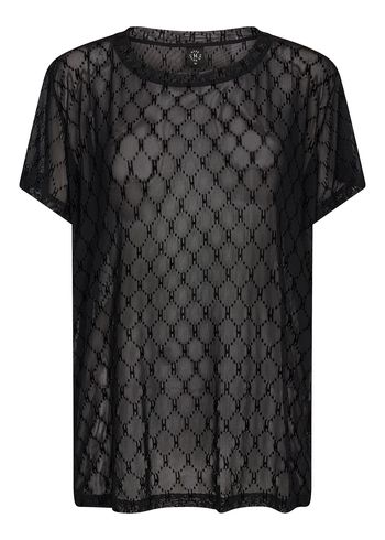 Hype The Detail - Bluse - Oversize Mesh - Black