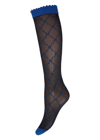 Hype The Detail - Stockings - Knee High Logo - Black/Blue