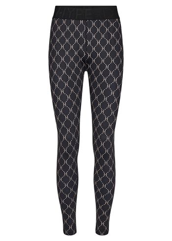 Hype The Detail - Legginsy - Printed Leggings - Black Ecru