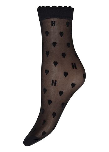 Hype The Detail - Strømper - Socks Hearts - Black