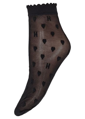 Hype The Detail - Socks - Logo Socks - Black Hearts