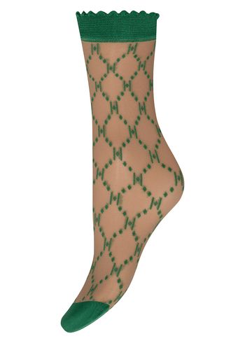 Hype The Detail - Ponožky - Logo Socks - Green/ Tan