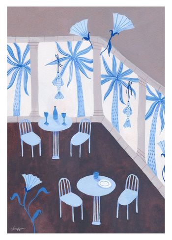 If Walls Could Talk - Poster - Den Blå Terrasse - The Blue Terrace