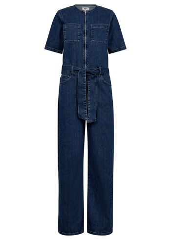 IVY Copenhagen - Combinaison - IVY-New Lavina SS Jumpsuit Wash Tenerife - Denim Blue