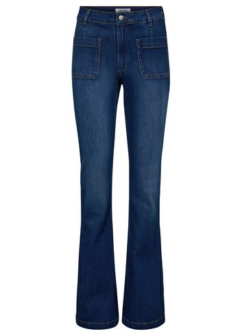 IVY Copenhagen - Calças de ganga - IVY-Ann Charlotte Earth Jeans Wash Cayenne - Denim Blue