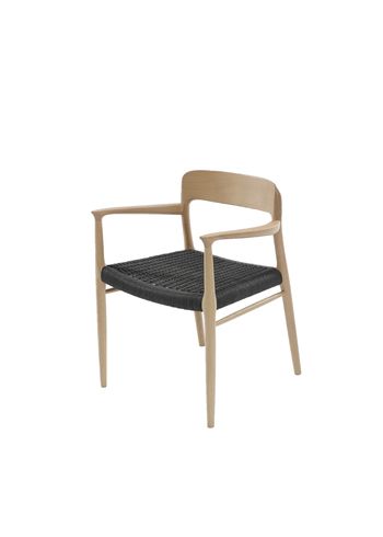 J. L. Møllers Møbelfabrik - Dining chair - Model 56 / By Niels Otto Møller - Oak / Black Rope